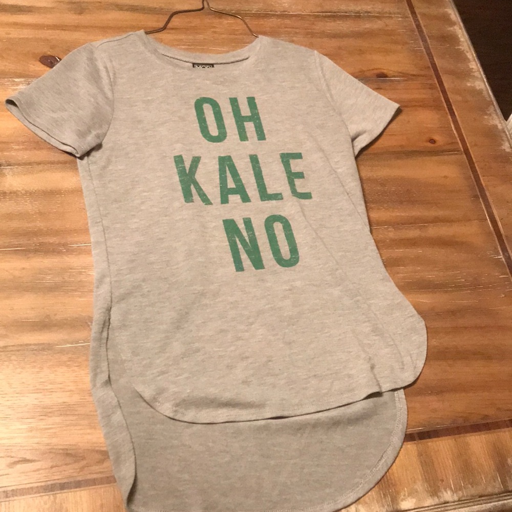 grey t-shirt with funny saying